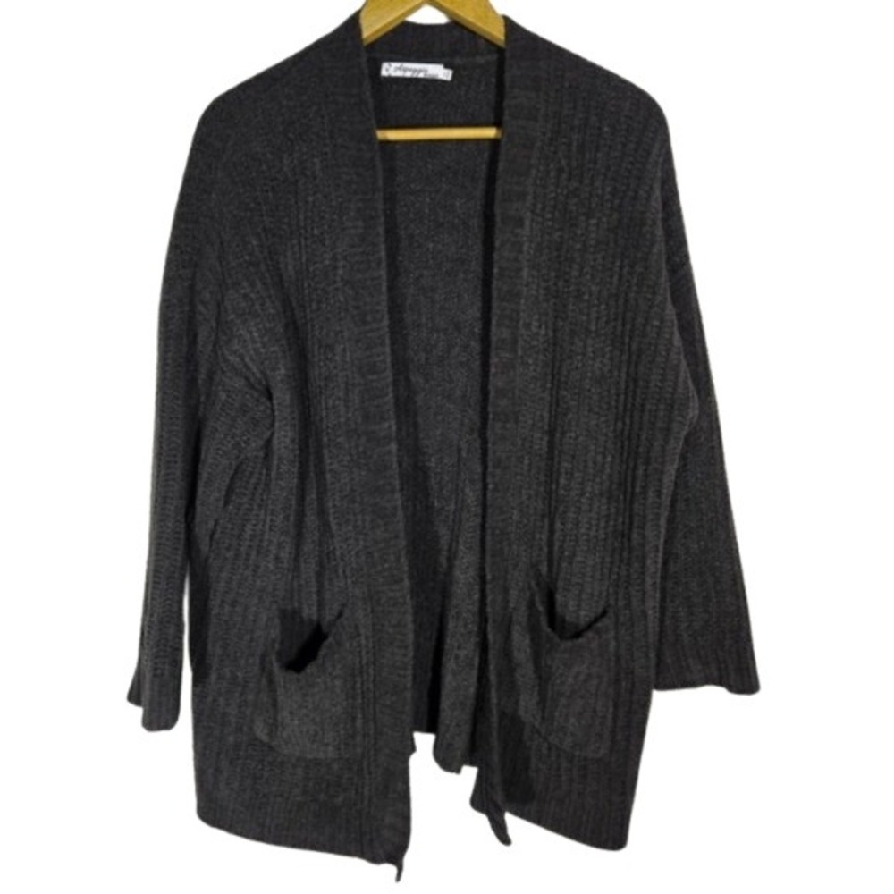 Arpeggio Knitwear Soft Blanket Open Knit Cardigan Sweater Cozy‎ Capsule Large
